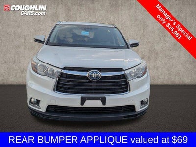 2015 Toyota Highlander Hybrid Limited Platinum
