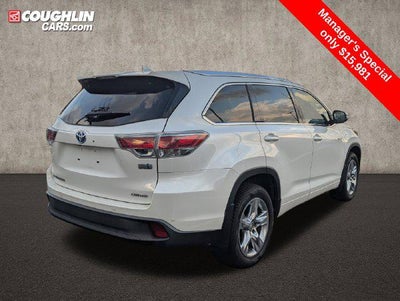 2015 Toyota Highlander Hybrid Limited Platinum