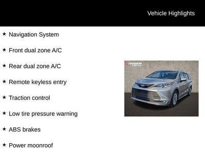 2021 Toyota Sienna Platinum 7 Passenger