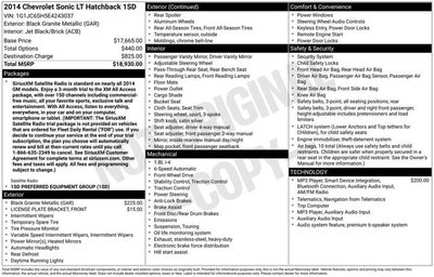 2014 Chevrolet Sonic LT
