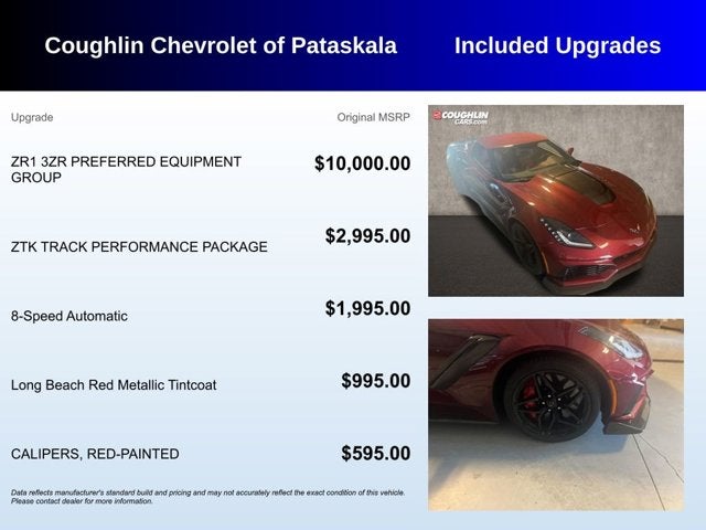 2019 Chevrolet Corvette ZR1 3ZR