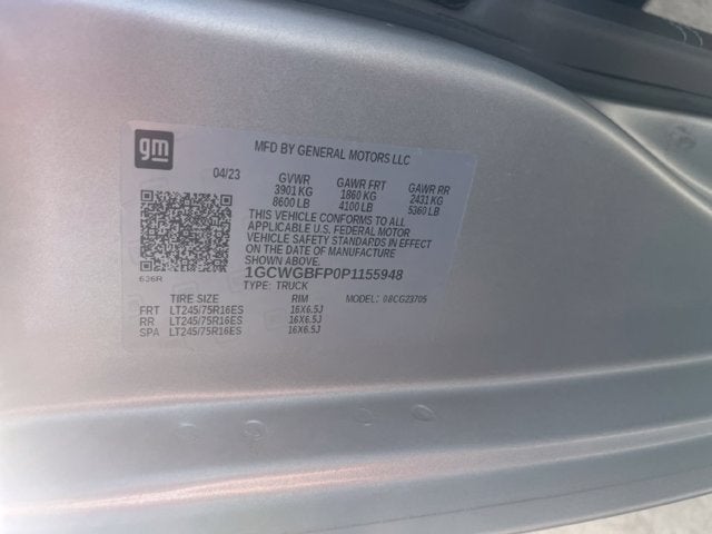 2023 Chevrolet Express Cargo Van Explorer Conversion