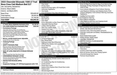 2022 Chevrolet Silverado 1500 LT Trail Boss