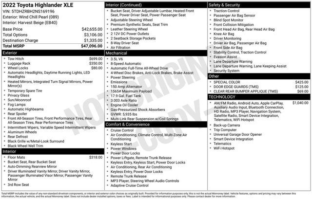 2022 Toyota Highlander XLE