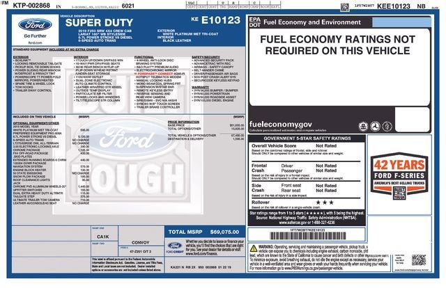 2019 Ford Super Duty F-250 SRW LARIAT