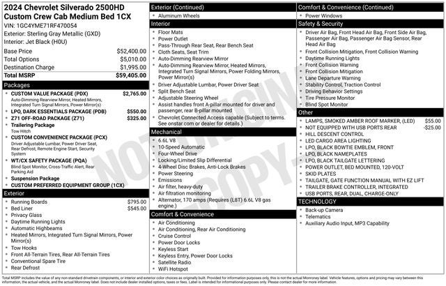 2024 Chevrolet Silverado 2500HD Custom