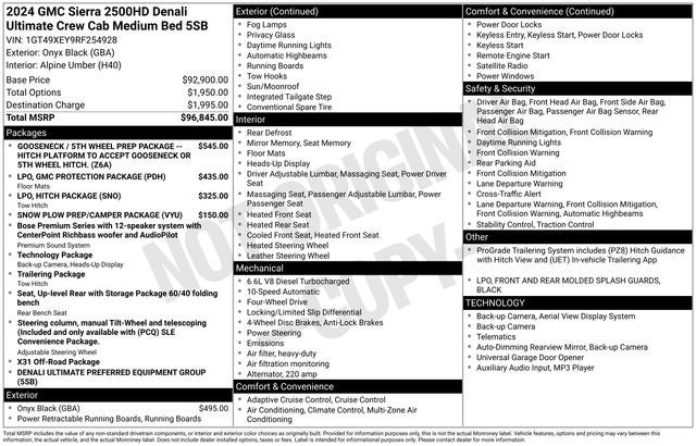 2024 GMC Sierra 2500HD Denali Ultimate