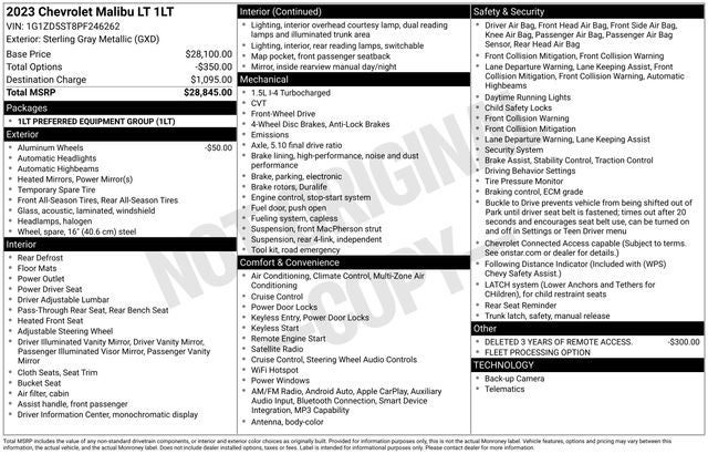 2023 Chevrolet Malibu LT