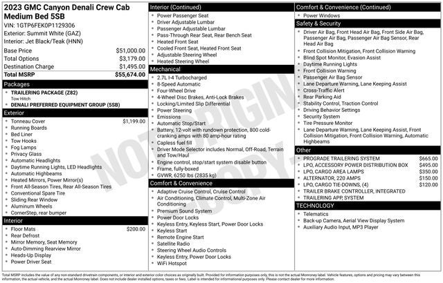 2023 GMC Canyon 4WD Denali