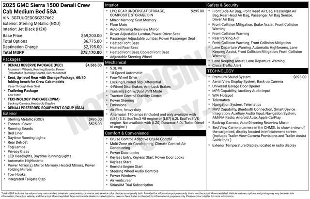 2025 GMC Sierra 1500 Denali