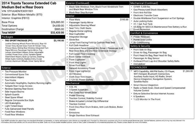 2014 Toyota Tacoma Base