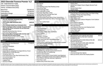 2023 Chevrolet Traverse Premier