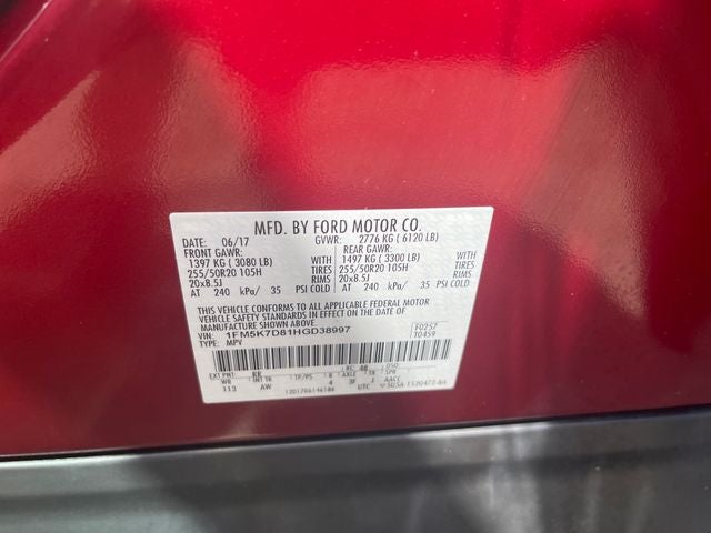2017 Ford Explorer XLT