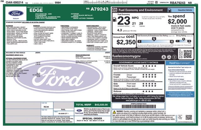 2024 Ford Edge SEL