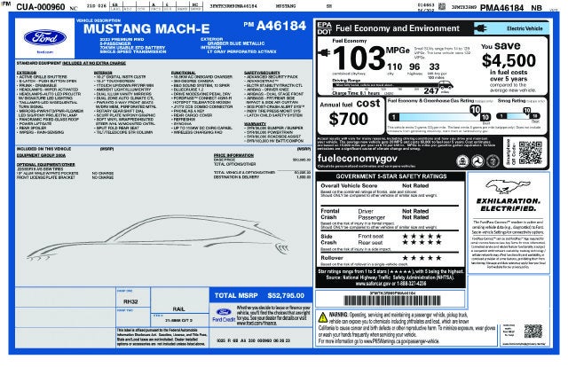 2023 Ford Mustang Mach-E