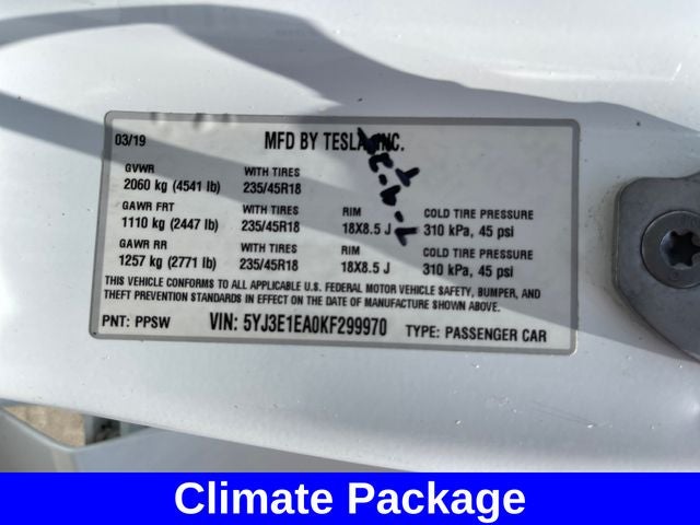 2019 Tesla Model 3 Base