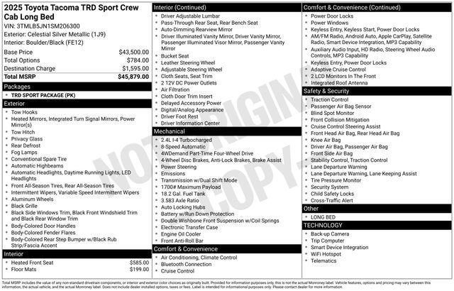 2025 Toyota Tacoma TRD Sport