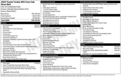 2025 Toyota Tundra SR5