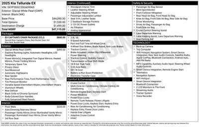 2025 Kia Telluride EX