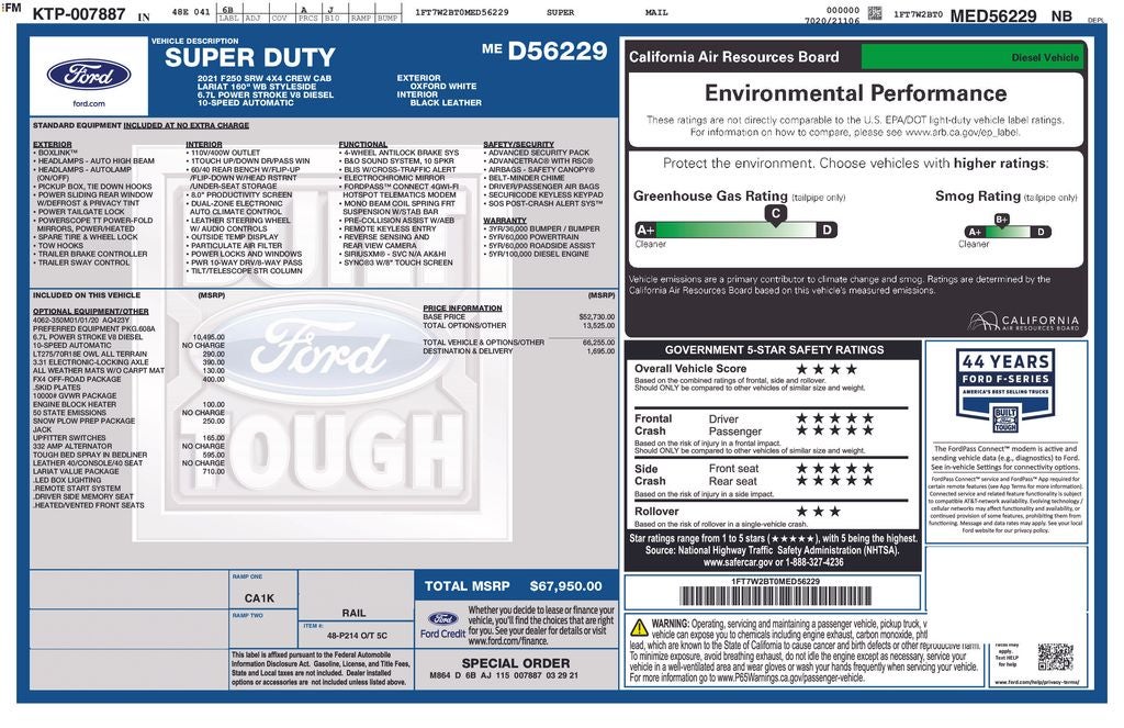 2021 Ford F-250SD Lariat FX4