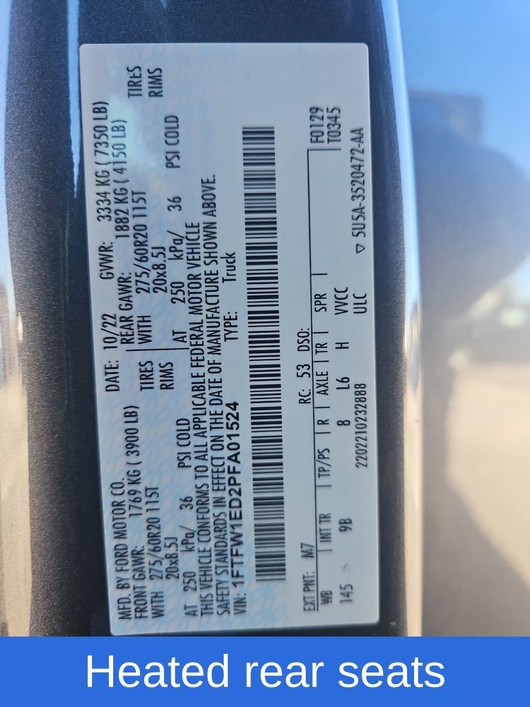 2023 Ford F-150 Platinum FX4