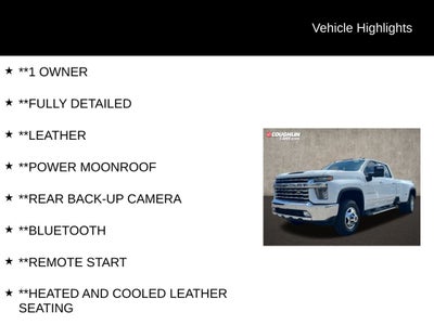 2023 Chevrolet Silverado 3500HD LTZ DRW
