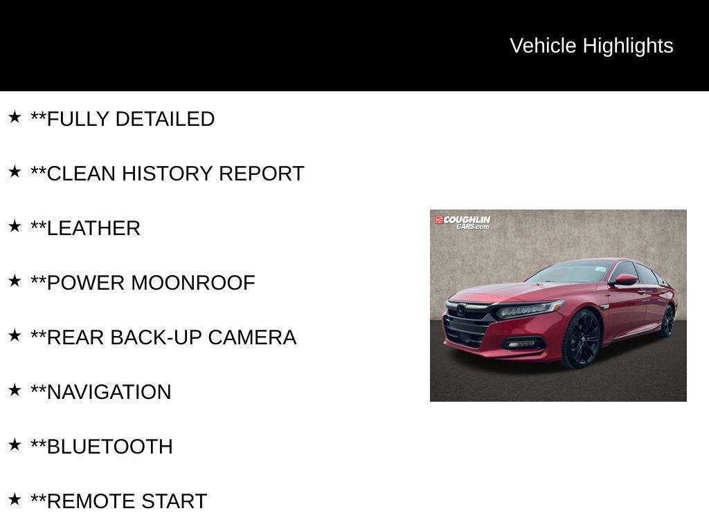 2020 Honda Accord Touring 2.0T