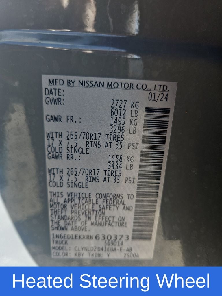 2024 Nissan Frontier PRO-4X