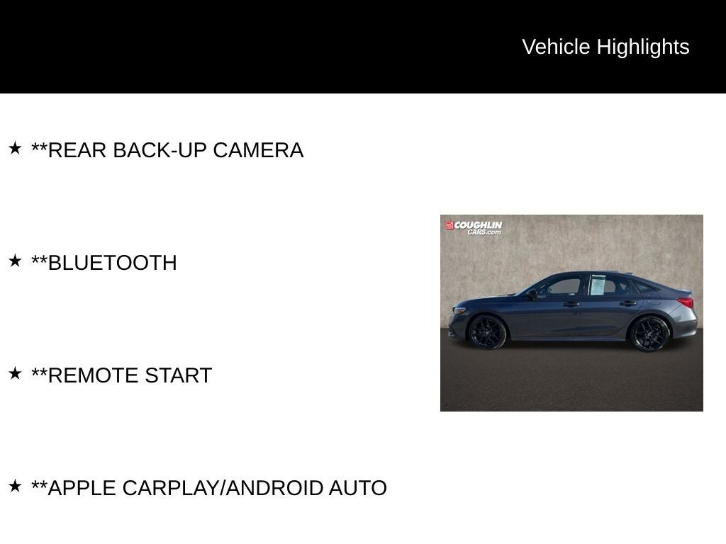 2023 Honda Civic Sport