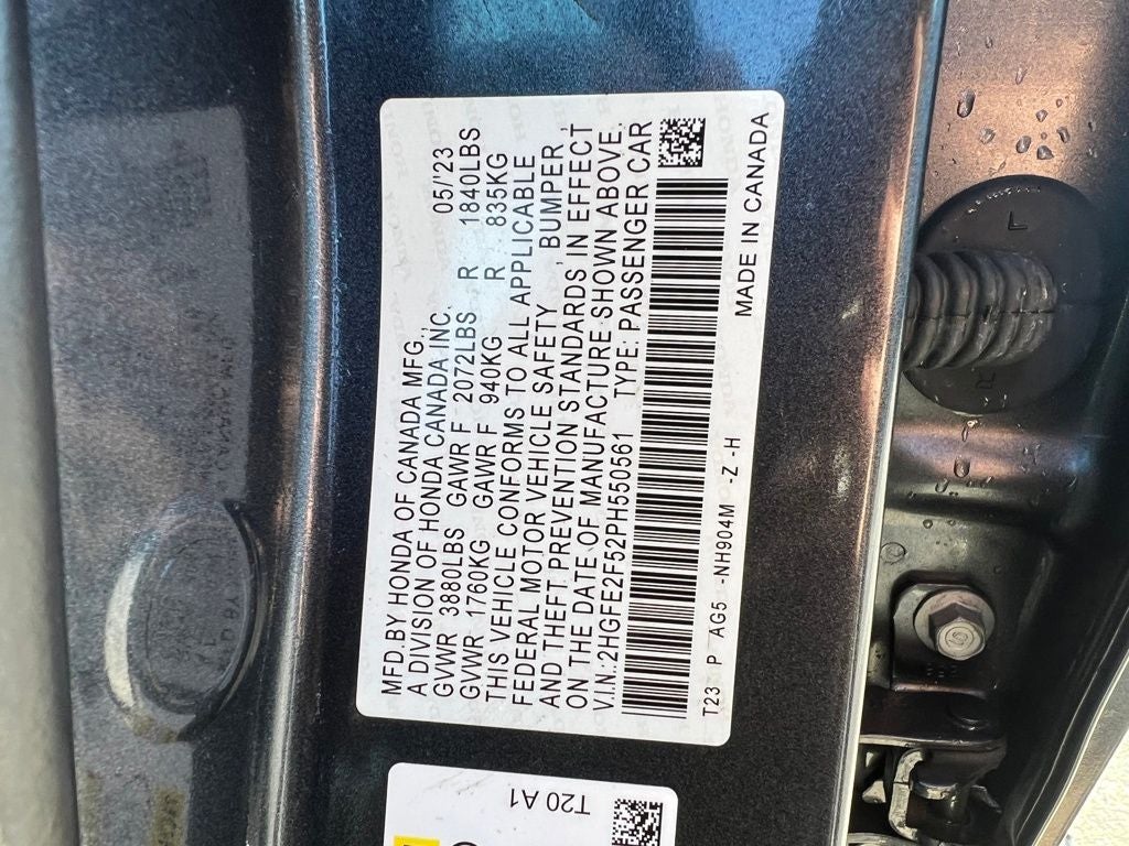 2023 Honda Civic Sport