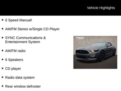 2016 Ford Mustang V6