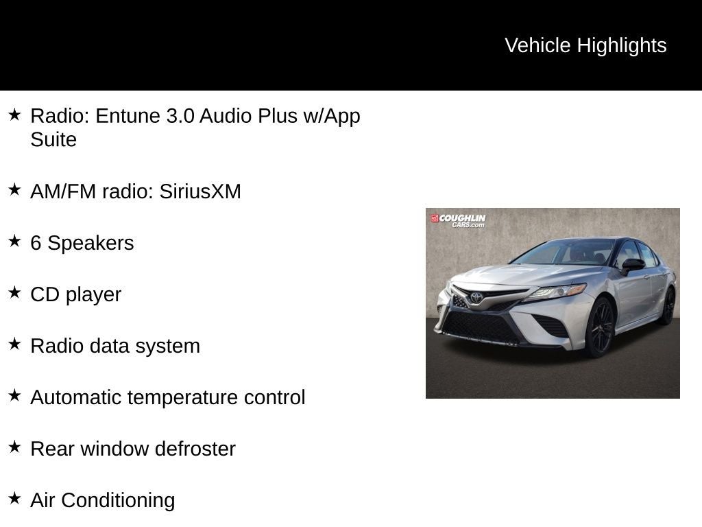 2019 Toyota Camry XSE