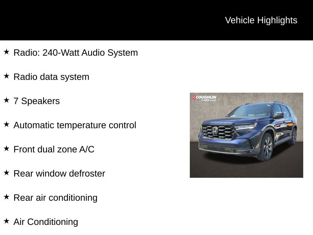 2025 Honda Pilot Sport