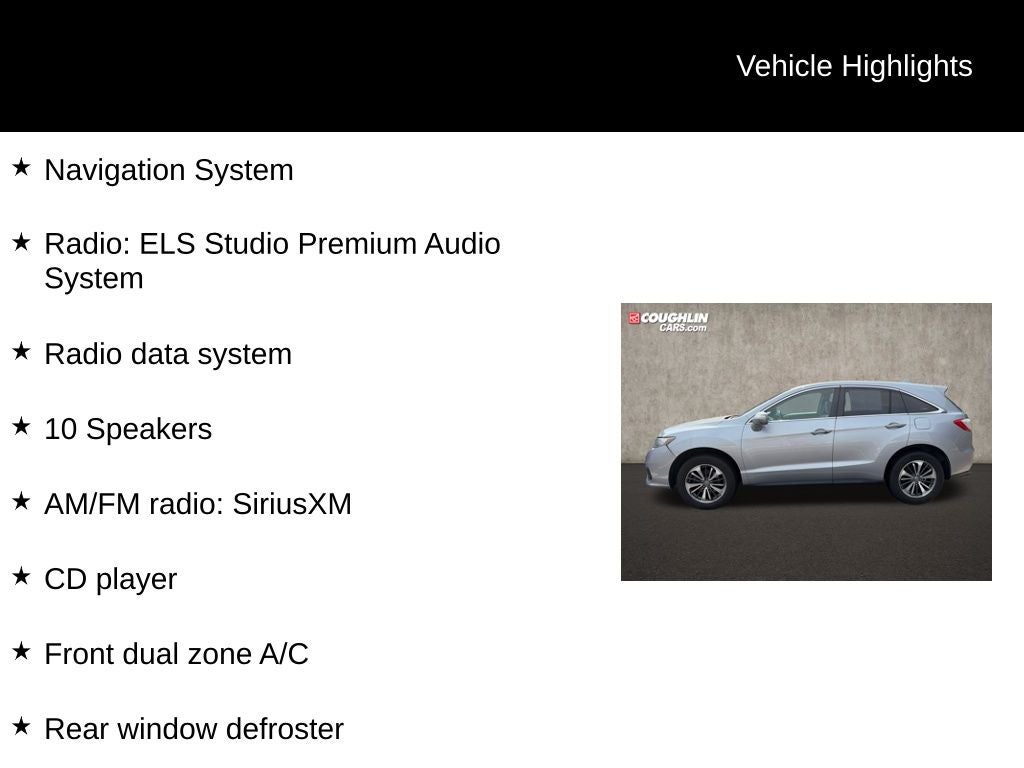 2018 Acura RDX w/Advance Pkg