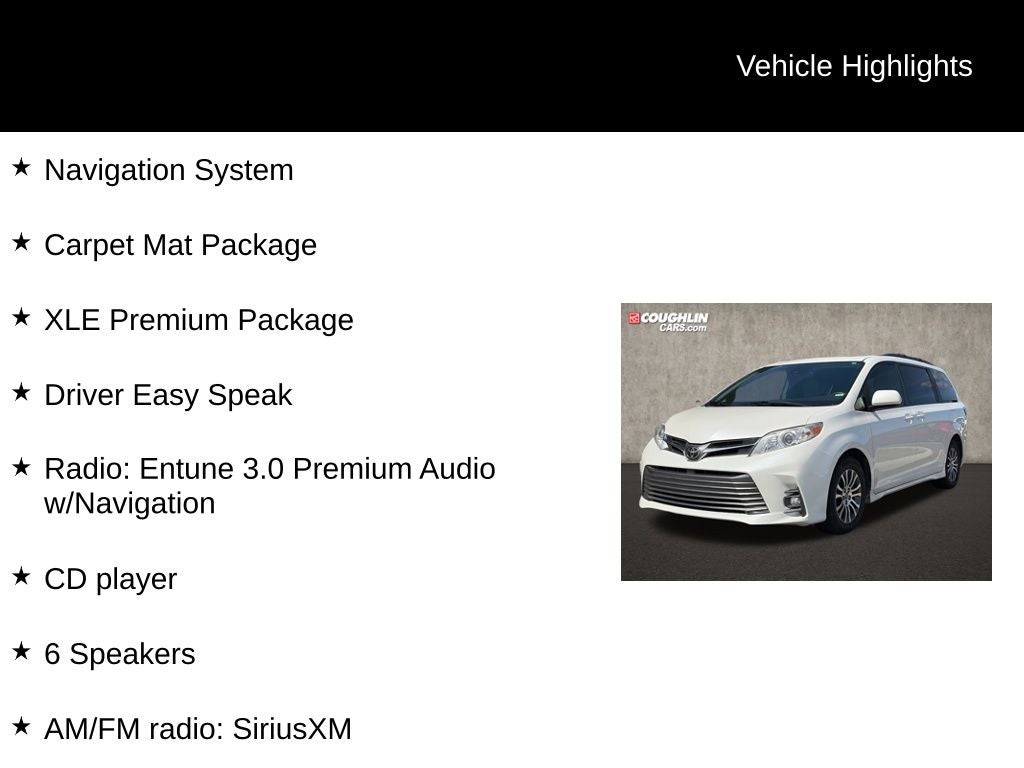 2018 Toyota Sienna XLE Premium