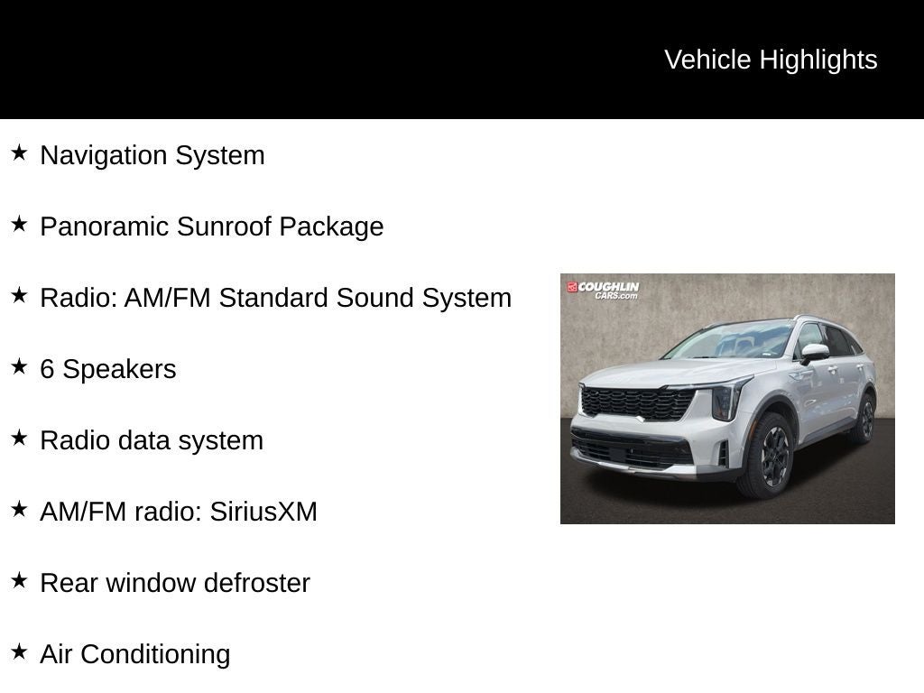 2025 Kia Sorento S