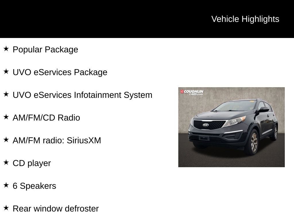 2015 Kia Sportage LX