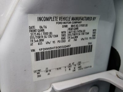 2016 Ford F-550SD XL DRW