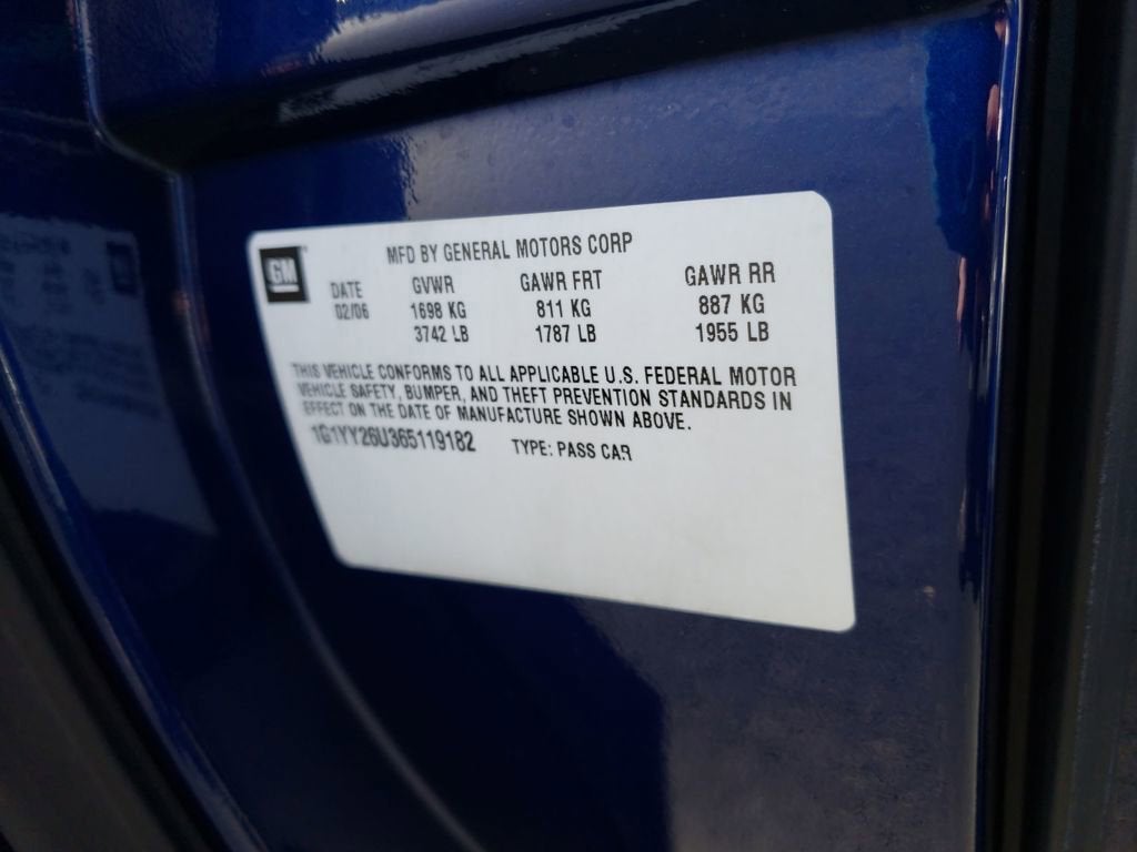 2006 Chevrolet Corvette Base