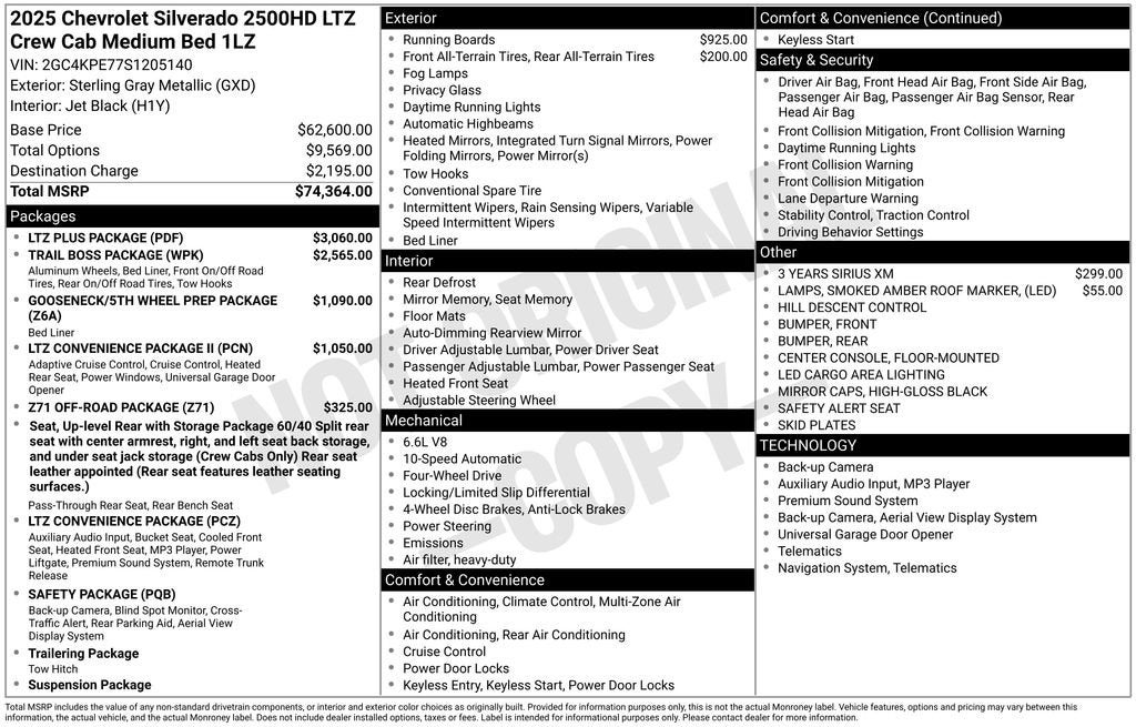 2025 Chevrolet Silverado 2500 HD LTZ