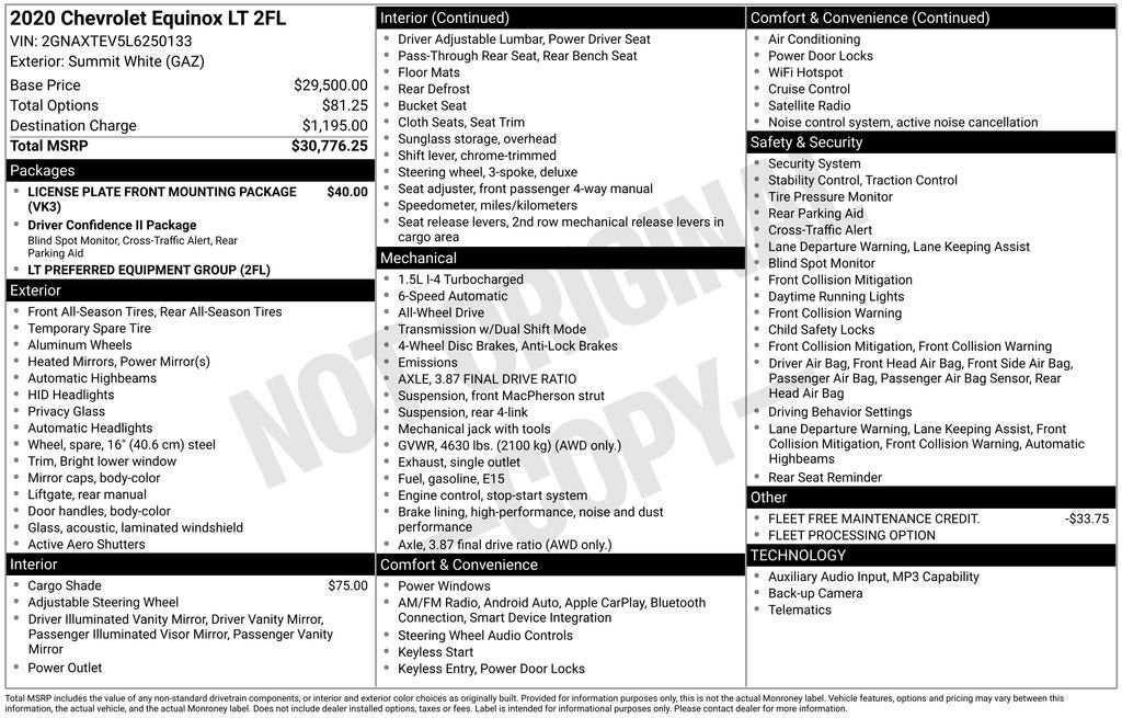 2020 Chevrolet Equinox LT