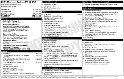 2024 Chevrolet Equinox EV 3RS