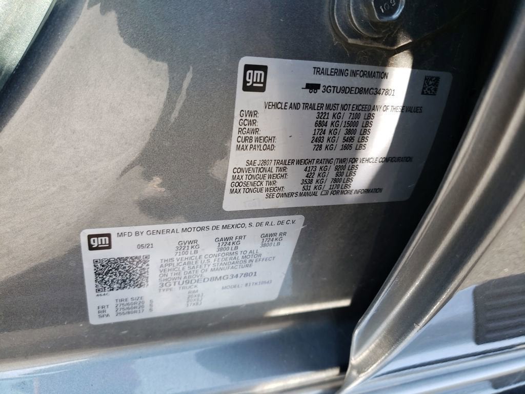 2021 GMC Sierra 1500 SLT