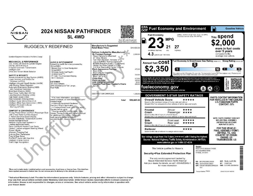 2024 Nissan Pathfinder SL