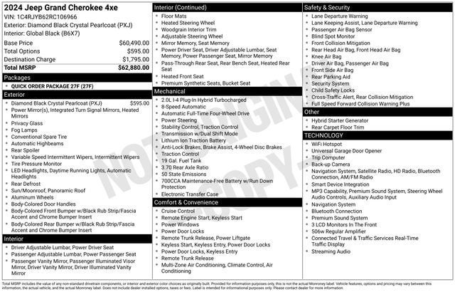 2024 Jeep Grand Cherokee 4xe Base