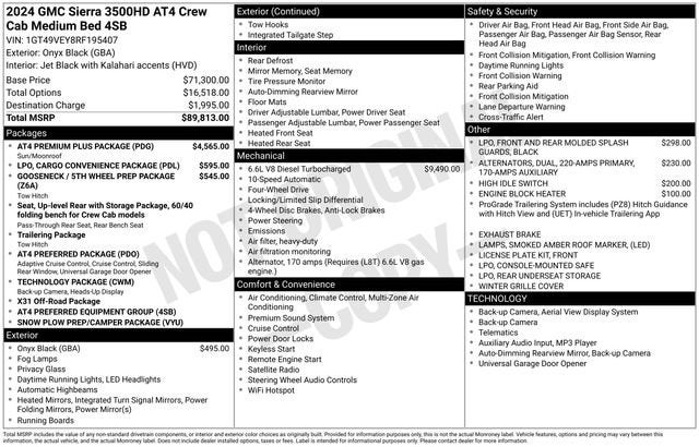 2024 GMC Sierra 3500 HD AT4