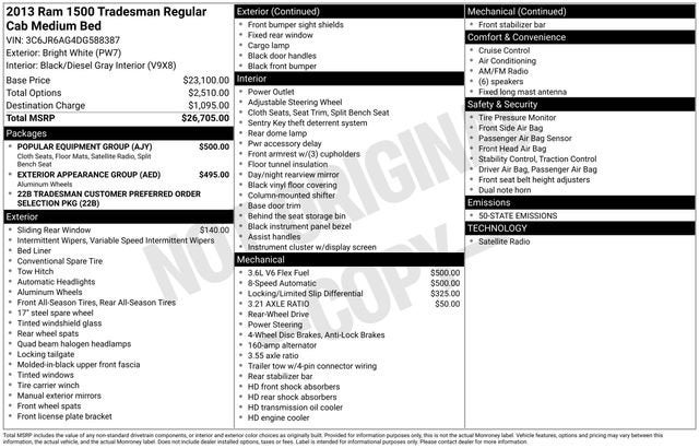 2013 RAM 1500 Tradesman