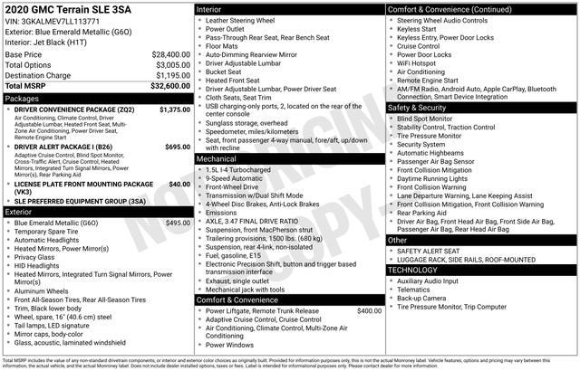 2020 GMC Terrain SLE