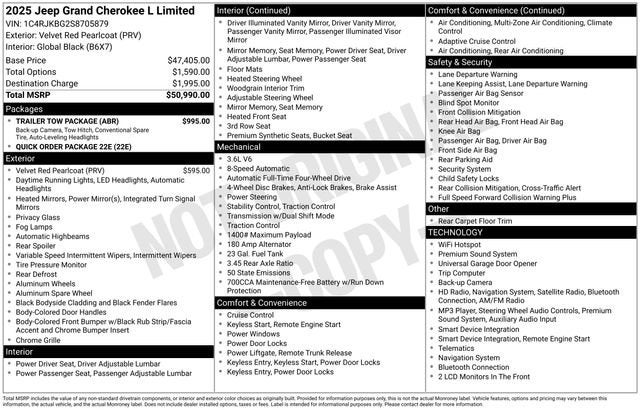 2025 Jeep Grand Cherokee L Limited