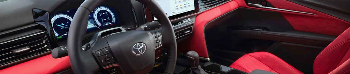 Interior of a 2025 Toyta Camry in Heath, OH